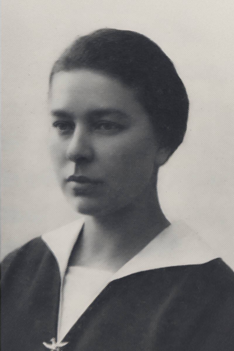 Greta Krohn kuvattuna vuoden 1931 lottalehden sivulla 65.