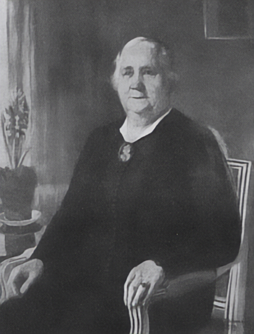 Fanny Syrjänteen muotokuva.